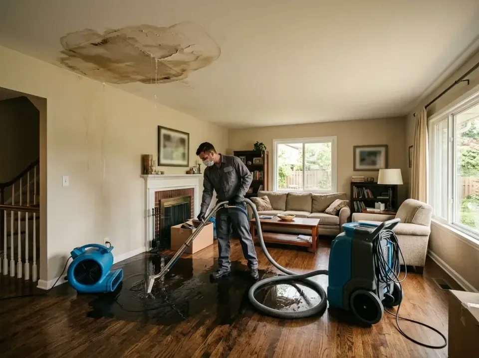 attic-pipe-burst-ceiling-drip-008 — frequently asked questions, Water Damage Restoration & Carpet Care in Pembroke Park, FL
